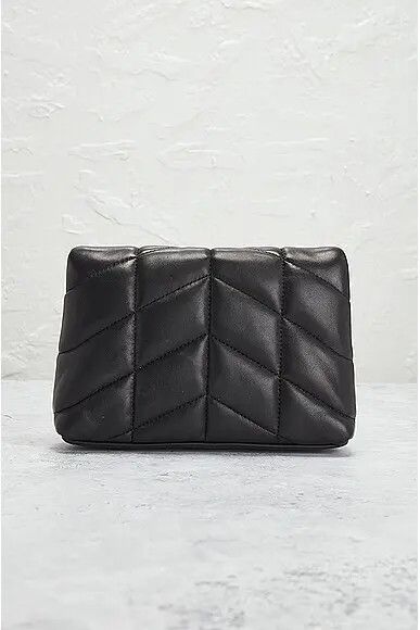Saint Laurent Paris o1b1hav110225 650880 Size: OS / Puffer Small Pouch Lambskin Size ONE SIZE - 3 Thumbnail
