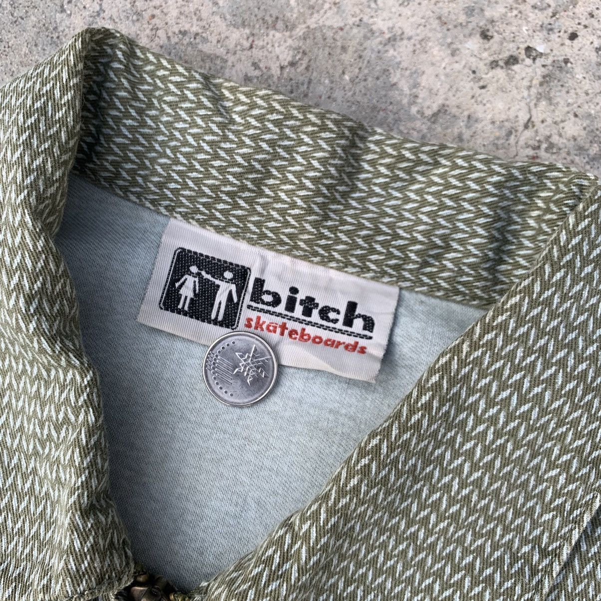 Vintage BITCH SKATEBOARDING vintage 90’s workshirt zipper🔥 Size US M / EU 48-50 / 2 - 6 Thumbnail