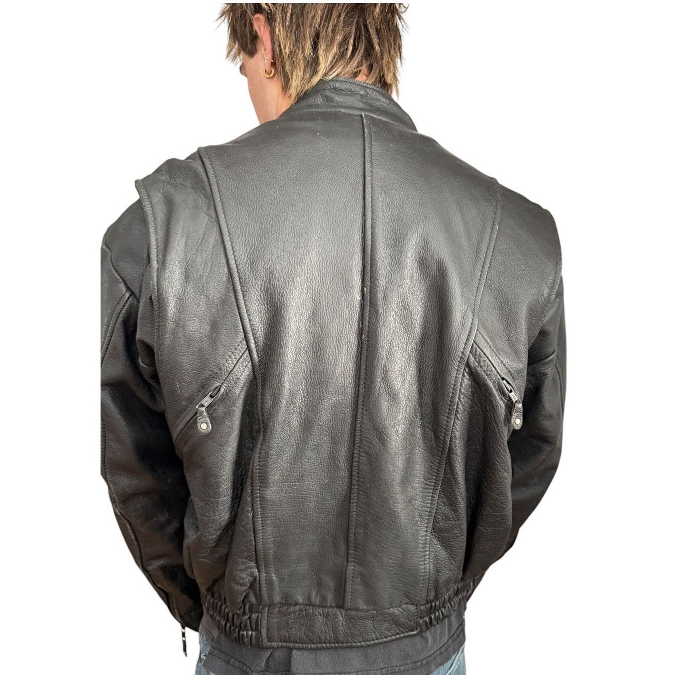Other Hot Leathers thinsulate lined black motorcycle jacket XL Size US XL / EU 56 / 4 - 8 Thumbnail