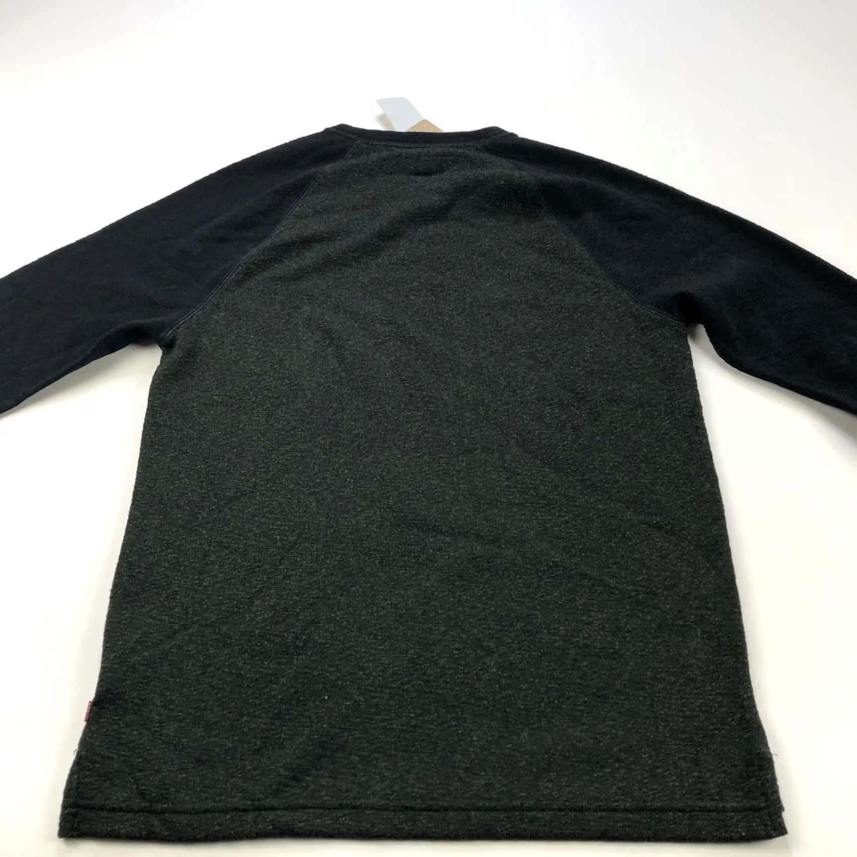 Levi's Levi's Small NEW Mens Pullover Crew Sweatshirt Sweater Green Black Polyester Rayon Knit Casual Shirt Womens Size US S / EU 44-46 / 1 - 6 Thumbnail