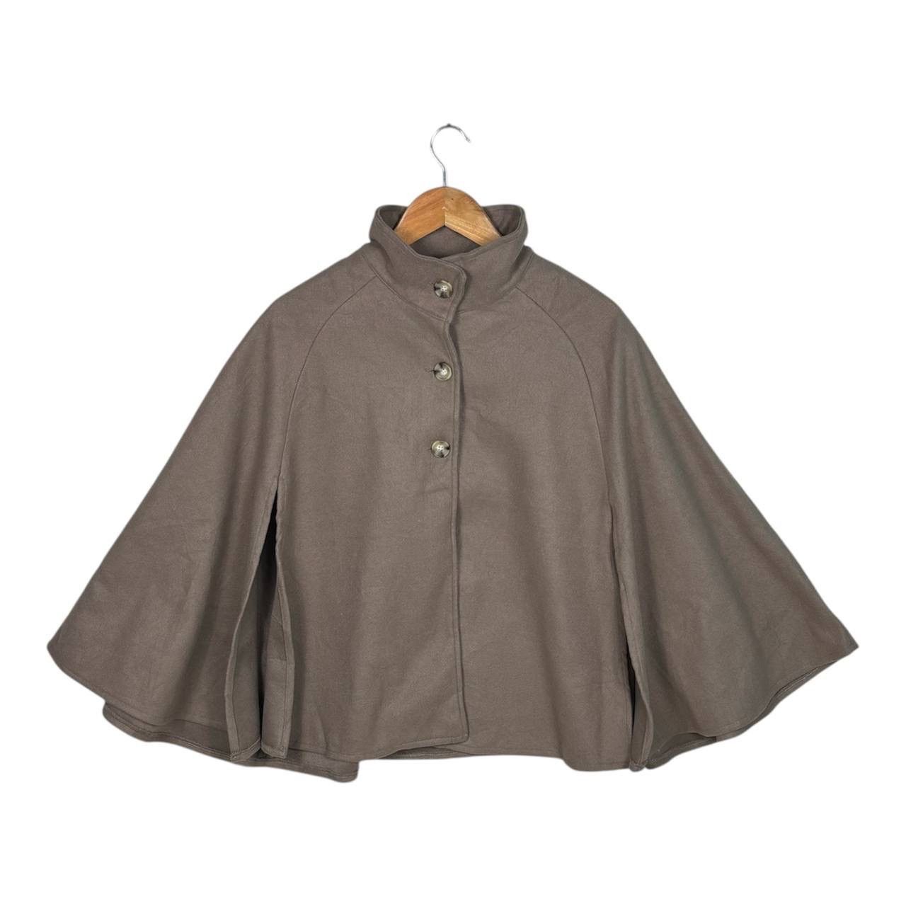 Japanese Brand Avant Garde Clair Brown Poncho Capes Cloak Size US M / EU 48-50 / 2 - 1 Thumbnail