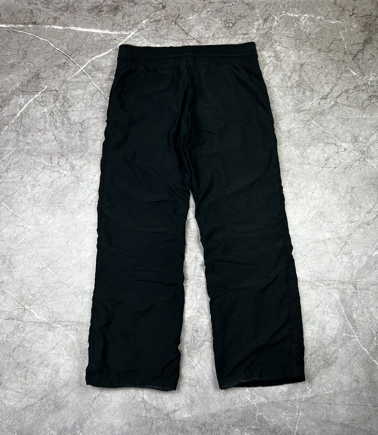 Nike × Vintage Nike Vintage Track Pants Nylon Y 2K Drill Streetwear Swoosh Size US 31 - 5 Thumbnail