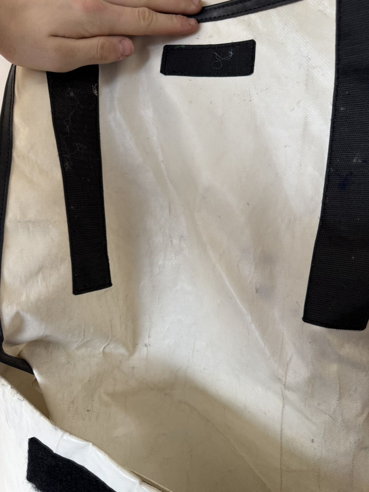 Freitag Freitag Recycled White Crossbody Big Messenger Bag Size ONE SIZE - 6 Thumbnail