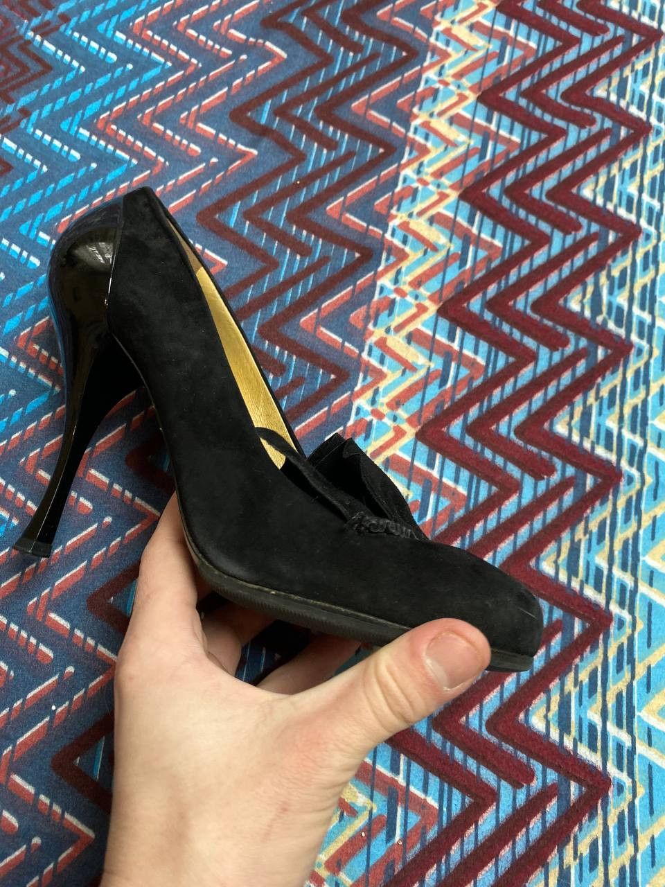 Miu Miu MIU MIU 00s SUEDE TURQUOISE FANCY PUMPS Size US 8 / IT 38 - 5 Thumbnail