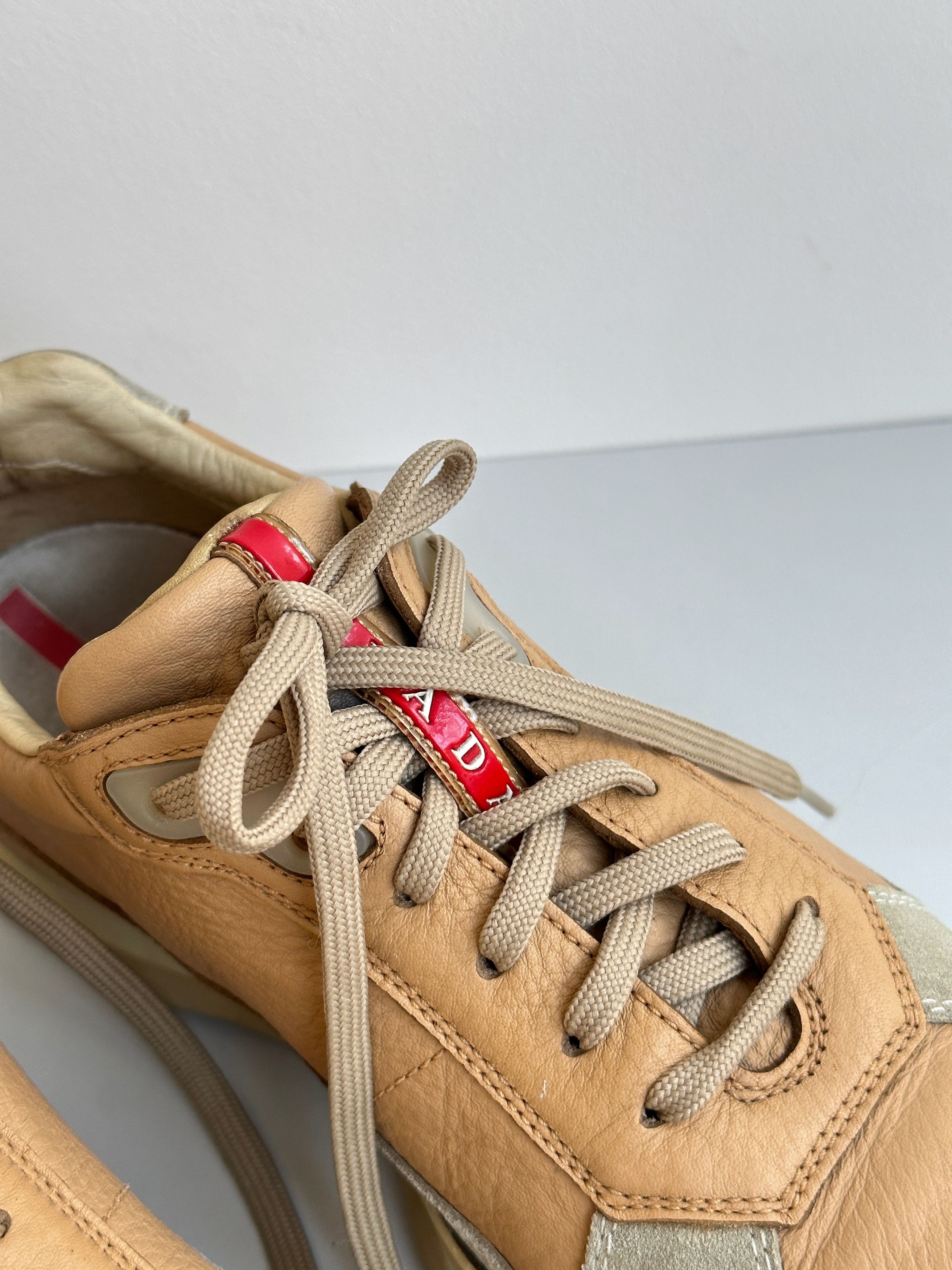 Prada Vintage Prada Low Runner Sneaker 25.5 cm Size US 10 / IT 40 - 9 Thumbnail