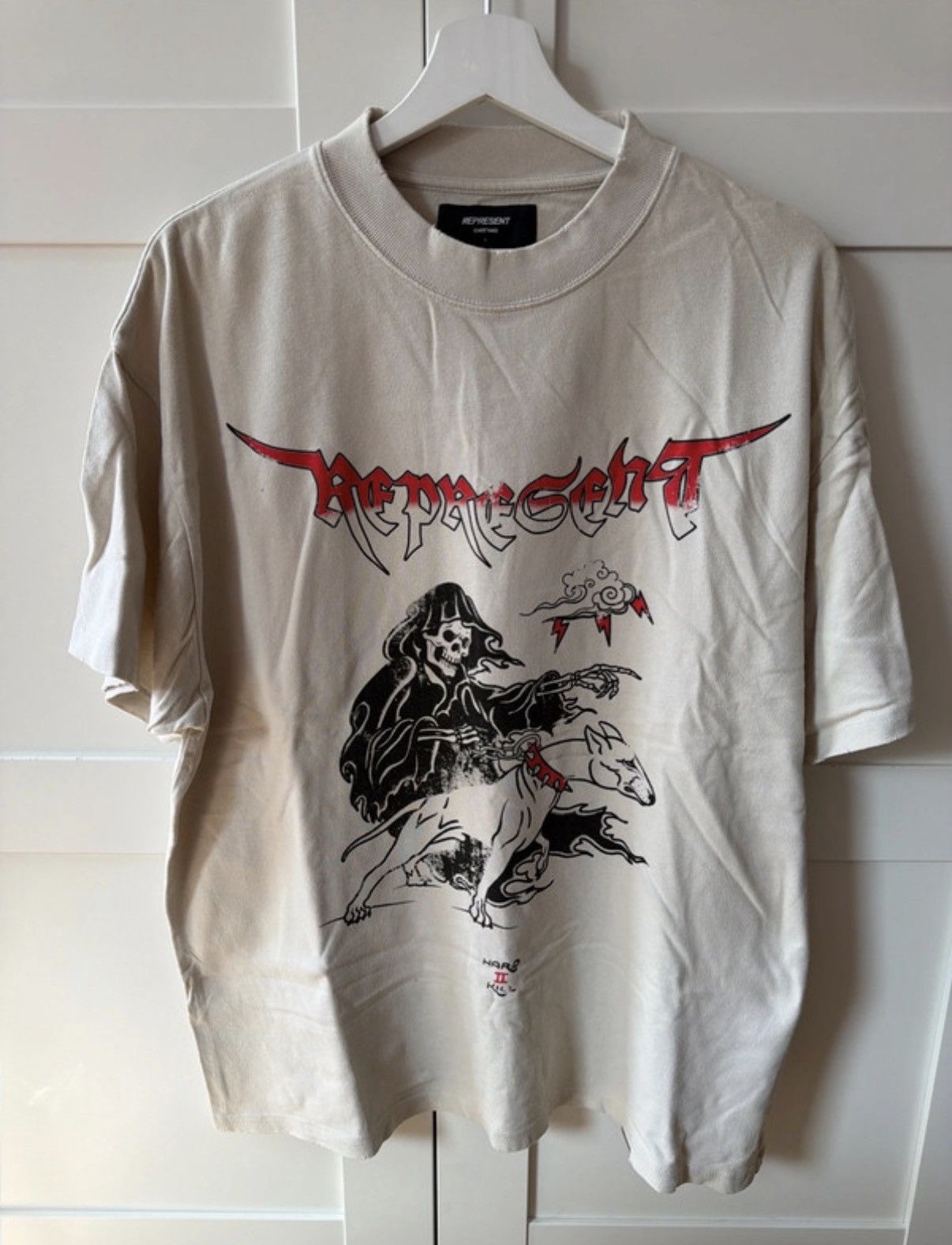 Represent Clo. Represent Hard II Kill T-Shirt Size US L / EU 52-54 / 3 - 1 Thumbnail