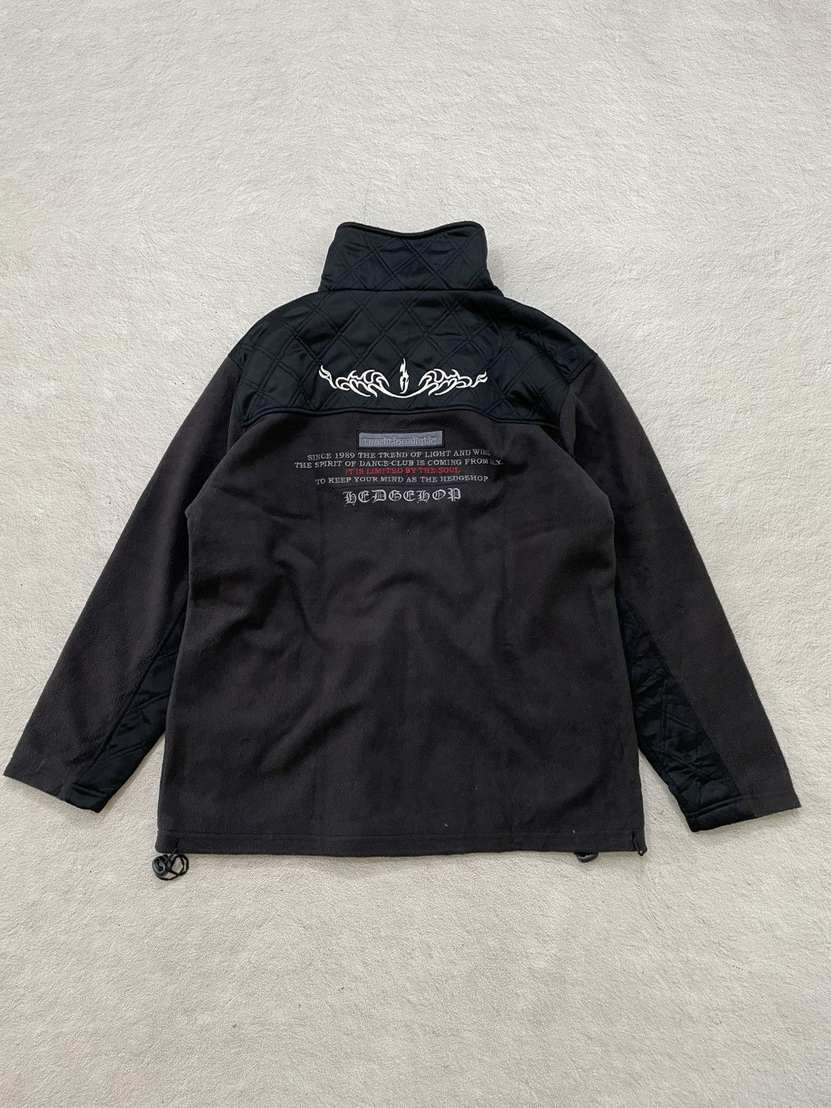 Japanese Brand 2000s Hedhegop Jacket Hysteric Poem Tribal Printed Y2K LGB Size US XL / EU 56 / 4 - 1 Thumbnail