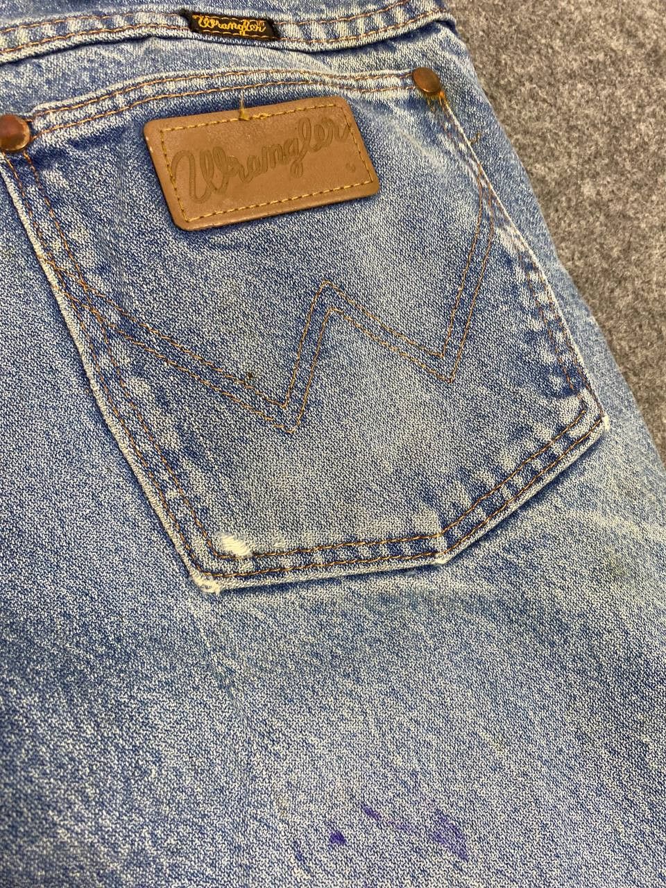 Wrangler vintage wrangler slightly distressed denim nice design Size US 34 / EU 50 - 6 Thumbnail