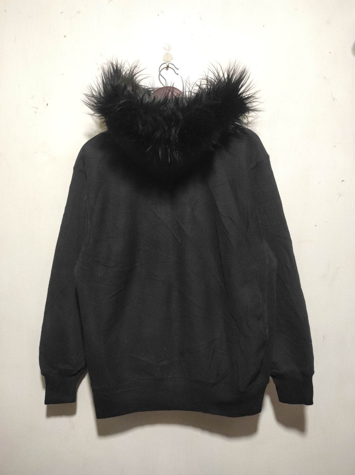 Japanese Brand United Athle black double zip fur hoodie ifsix LGB style Size US L / EU 52-54 / 3 - 12 Thumbnail