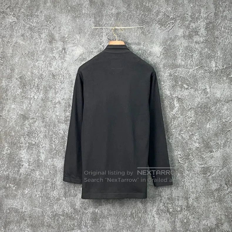 Yohji Yamamoto Yohji Yamamoto Black Button Coat. Size US XS / EU 42 / 0 - 2 Thumbnail
