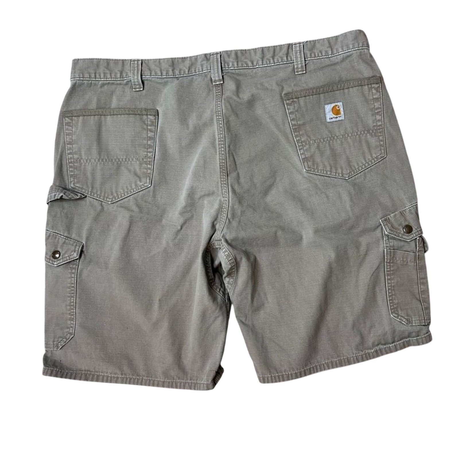 Carhartt Carhartt B357 Big & Tall Grey Relaxed Fit Ripstop Shorts 44 Size US 44 / EU 60 - 8 Thumbnail