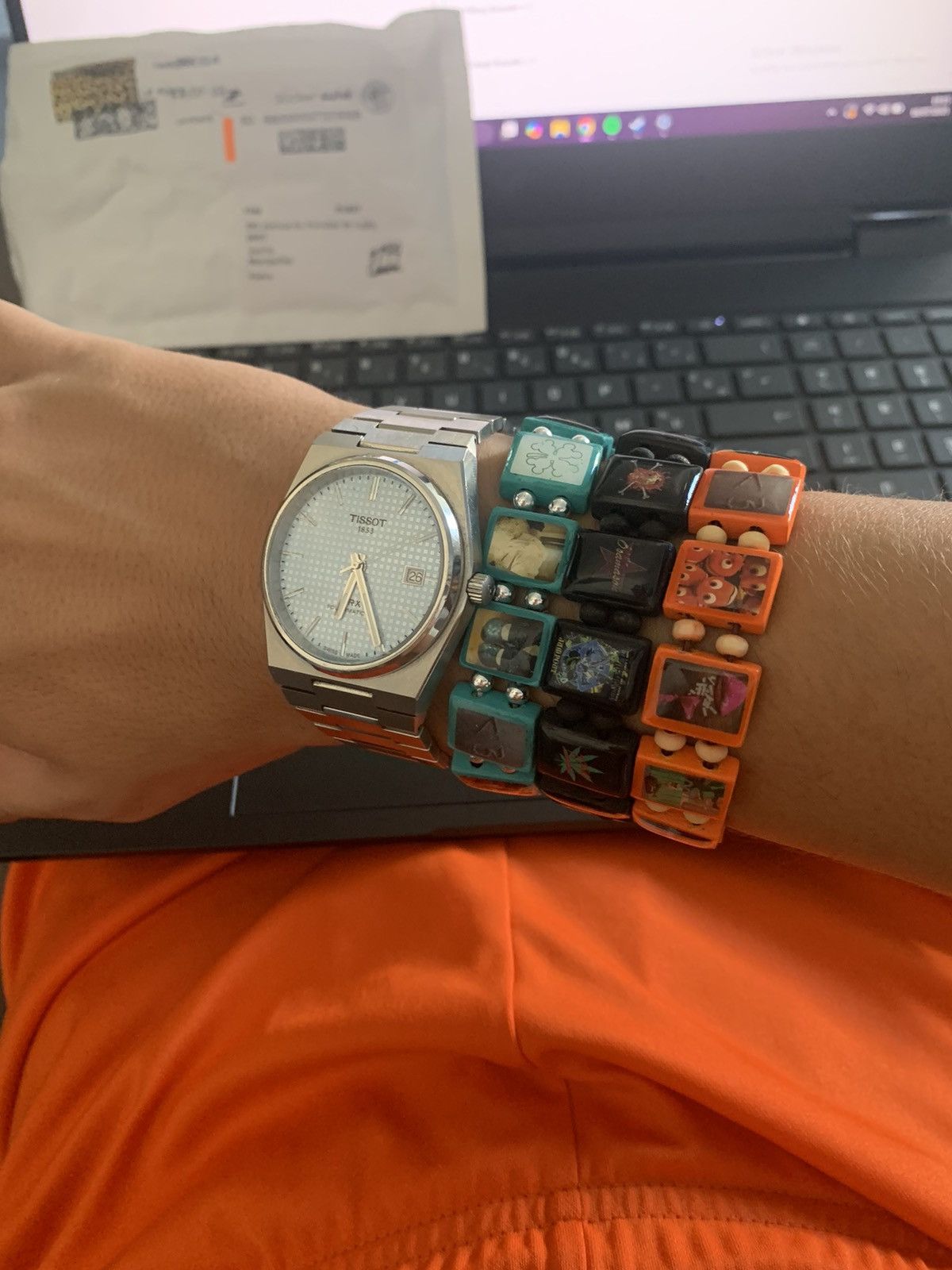 Other Bazo 1199 orange bracelet Size 40 - 3 Thumbnail
