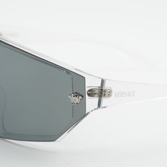 Versace Versace VE4461 148/6V Sunglasses Crystal Shield Frame Size ONE SIZE - 8 Thumbnail