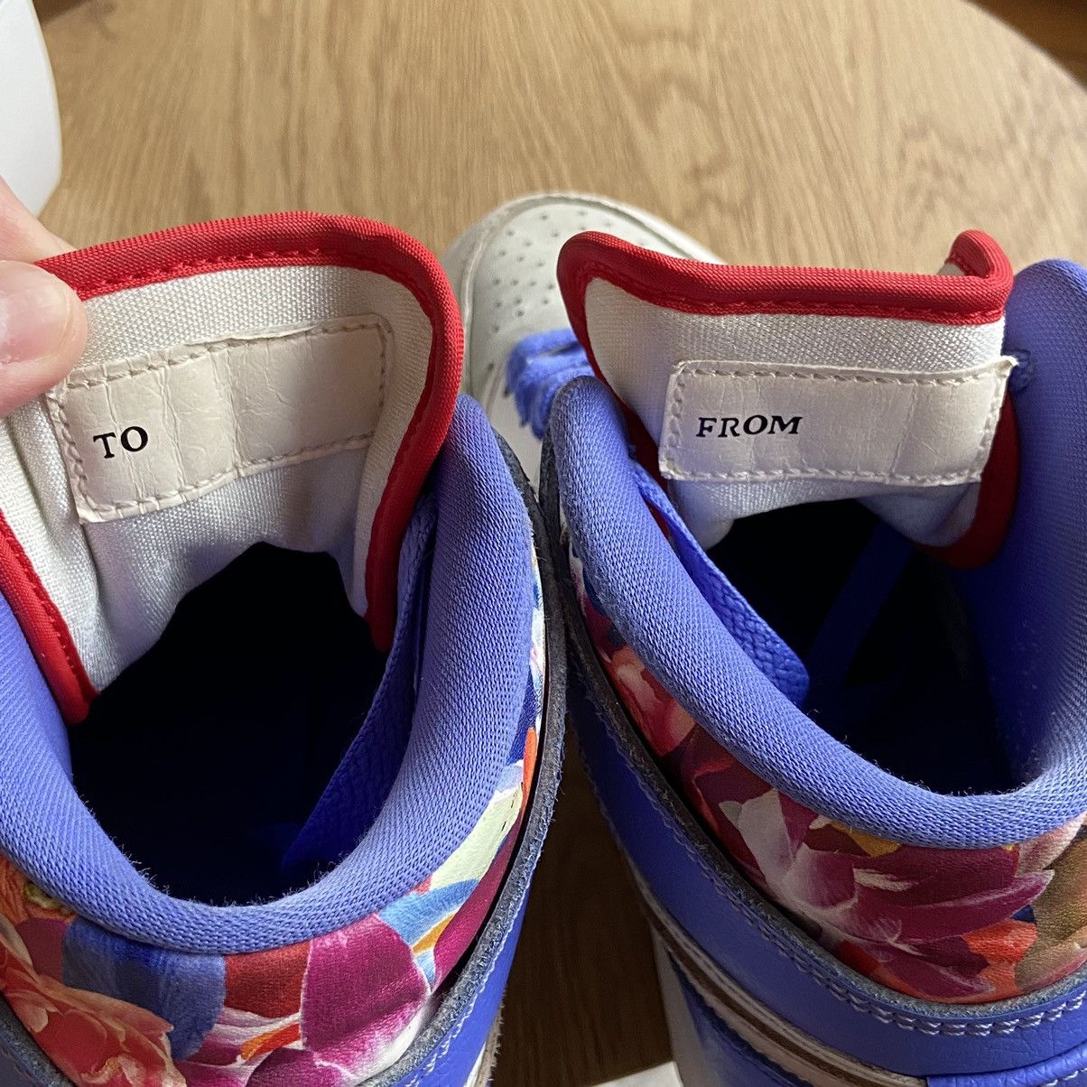 Jordan Brand × Nike 📌 Cutie Nike Air Jordan 1 Mid Valentine’s Day Bouquet Shoes Size US 7 / IT 37 - 11 Thumbnail
