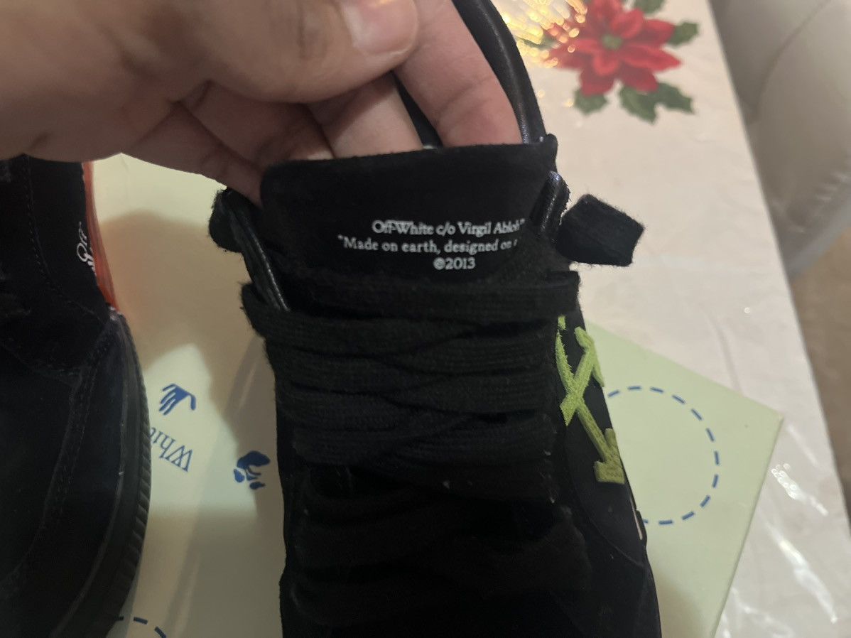 Off-White OFF-WHITE Vulc Low Black/Green SS21 Size US 10 / EU 43 - 12 Thumbnail