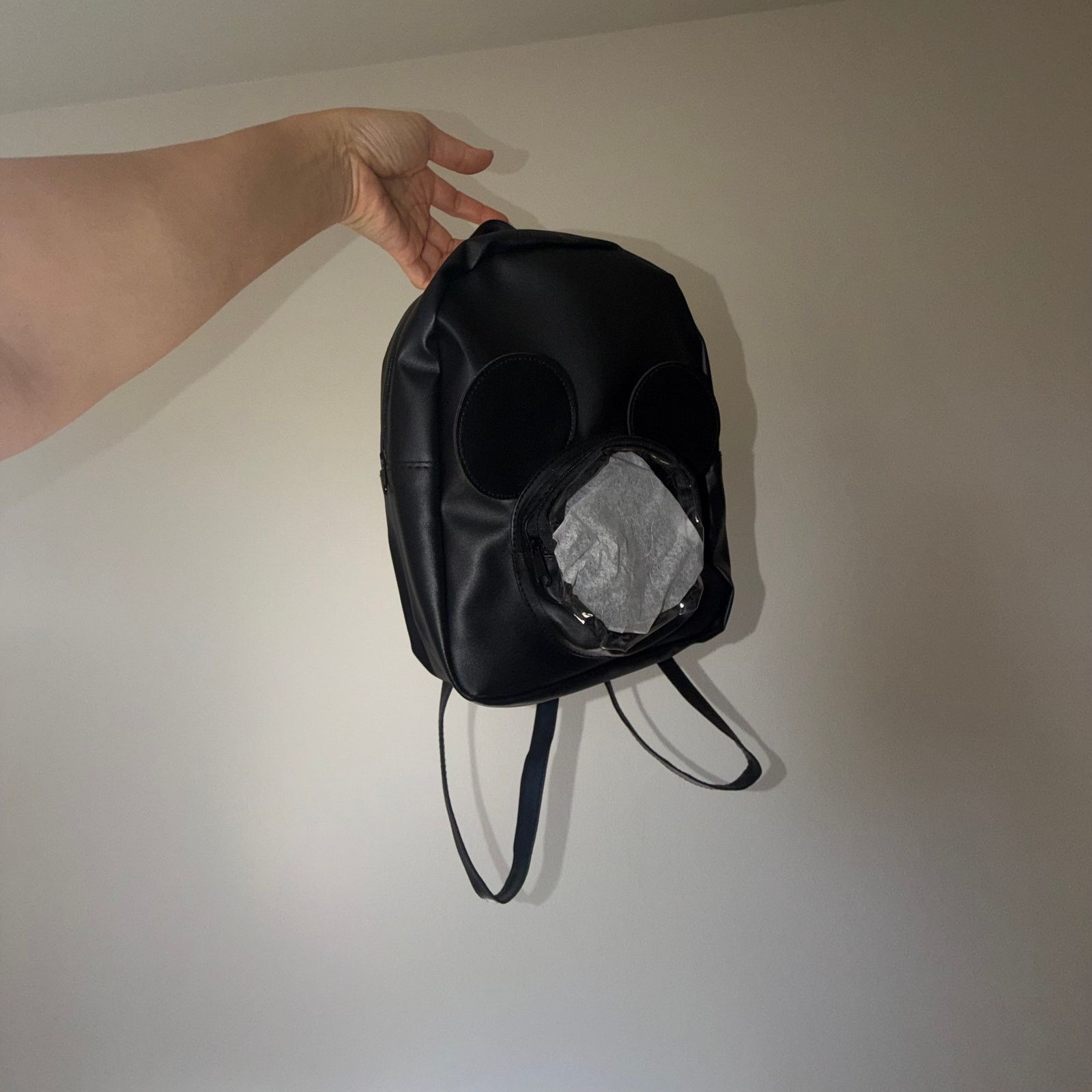 Disney Japan Disney Mickey Mouse Vegan Leather Backpack Purse Black Size ONE SIZE - 6 Thumbnail