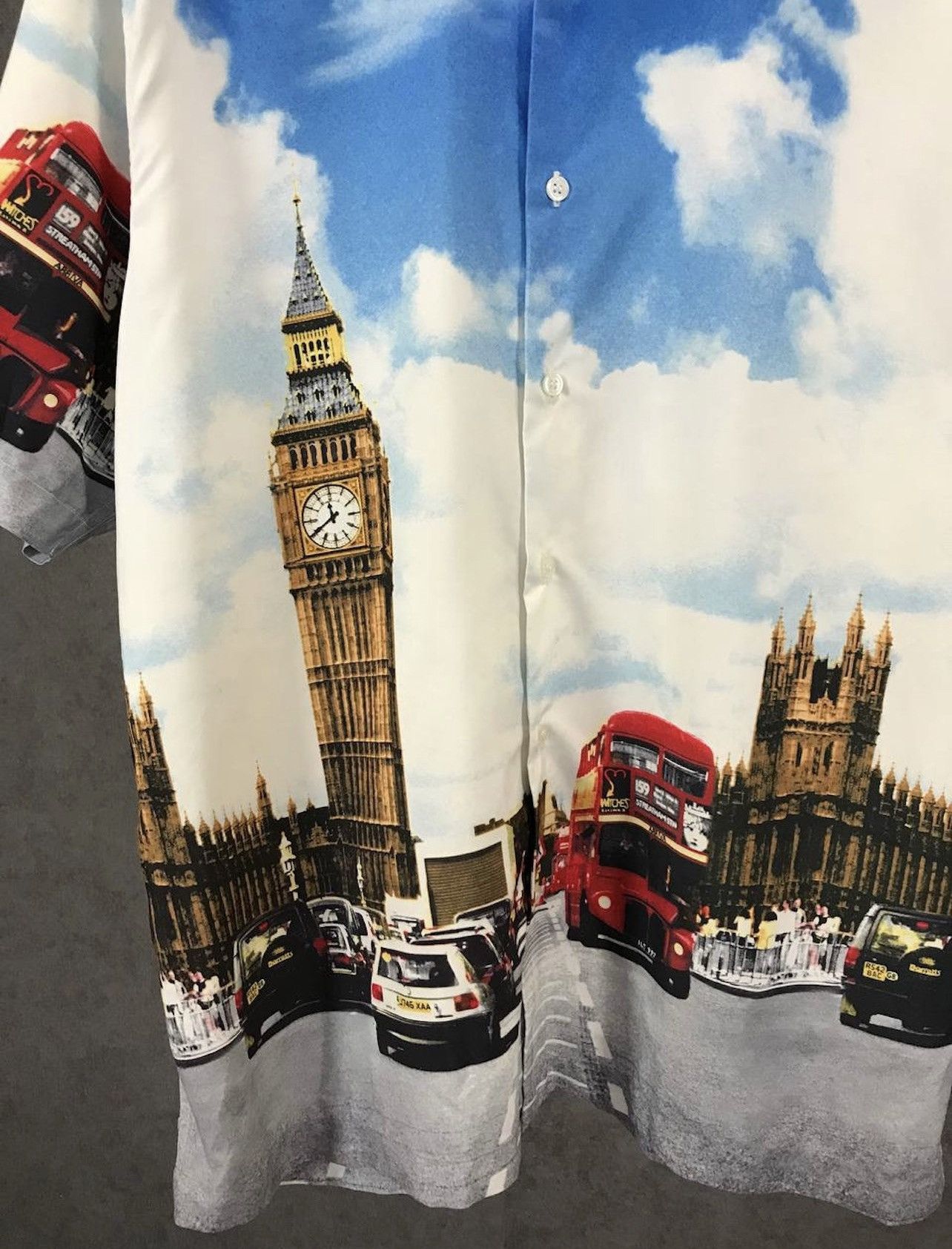 Vintage Big Ben London vintage crazy Hawaiian shirt Size US L / EU 52-54 / 3 - 3 Thumbnail