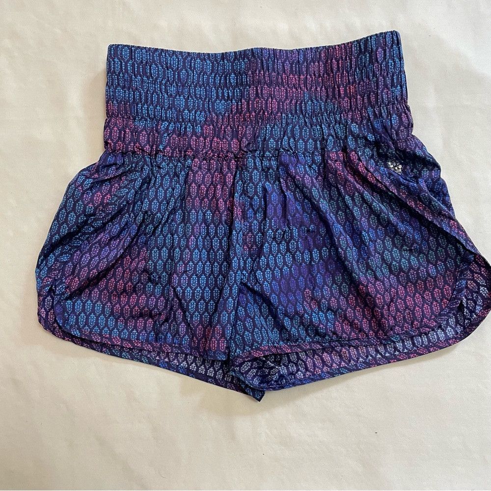 Free People New Free People Movement The Way Home Shorts Blue Size S Size 28" / US 6 / IT 42 - 3 Thumbnail