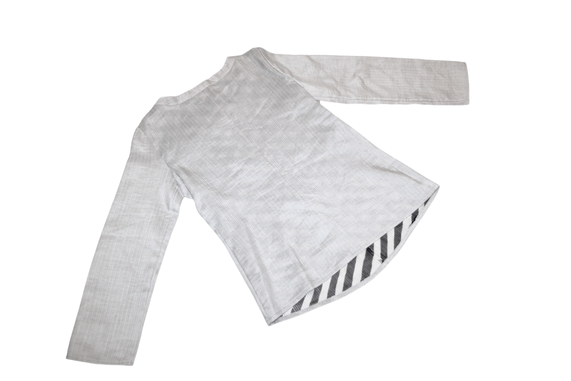 Armani Collezioni 2005 Giorgio Armani Collezioni boat-neck asymmetrical Jacket Size M / US 6-8 / IT 42-44 - 15 Thumbnail