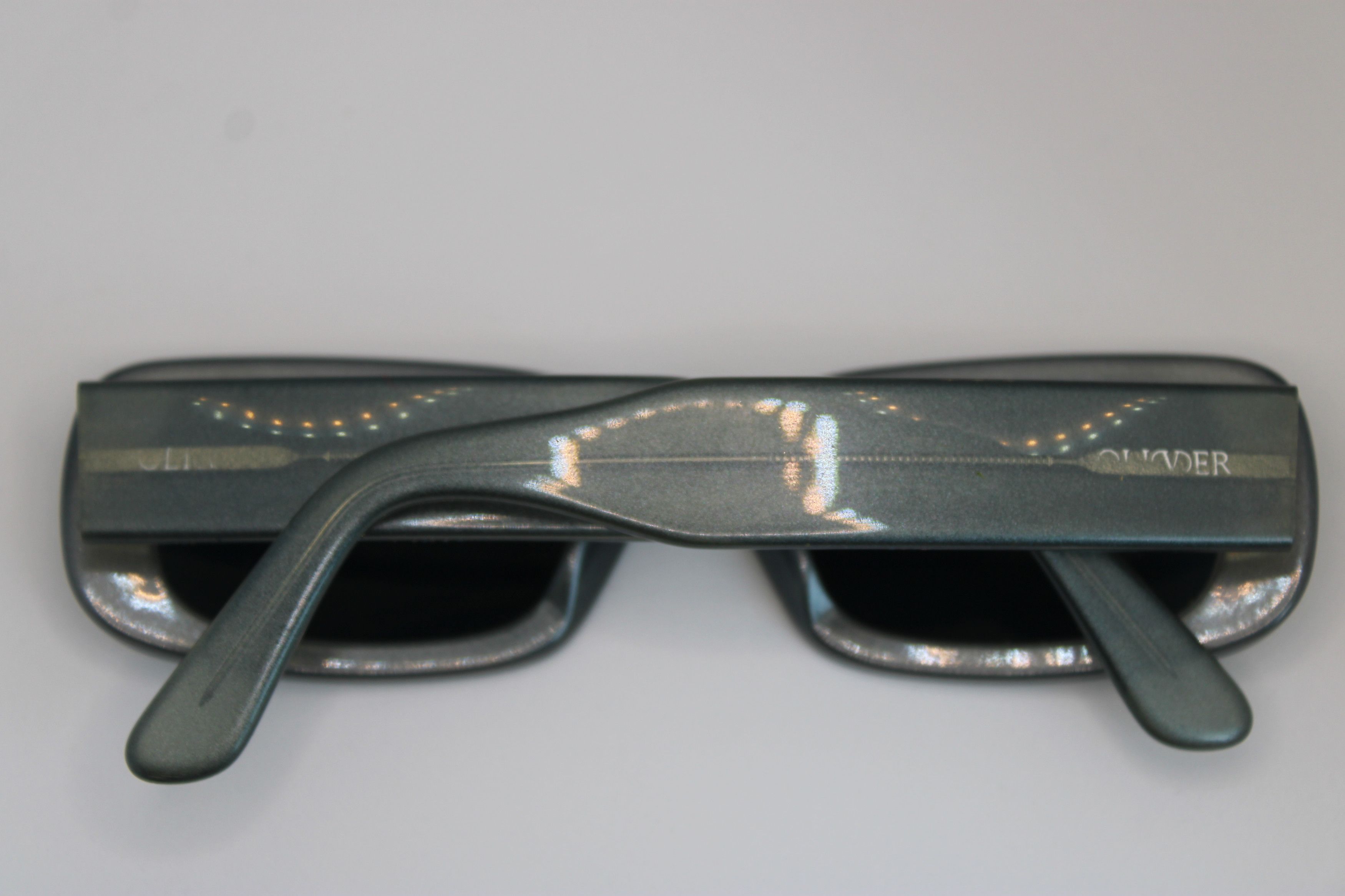 Valentino Vtg. Oliver by Valentino Grey&Black Sunglasses Size ONE SIZE - 12 Thumbnail