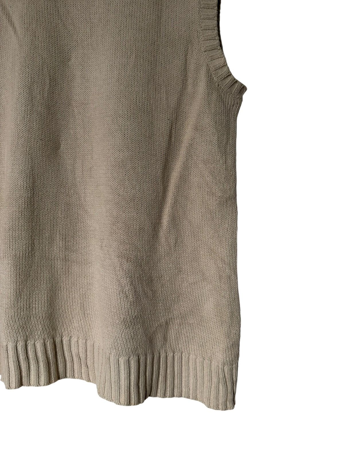 Playboy Vintage Playboy Cream Knitwear Sleveless Vest Size US M / EU 48-50 / 2 - 6 Thumbnail