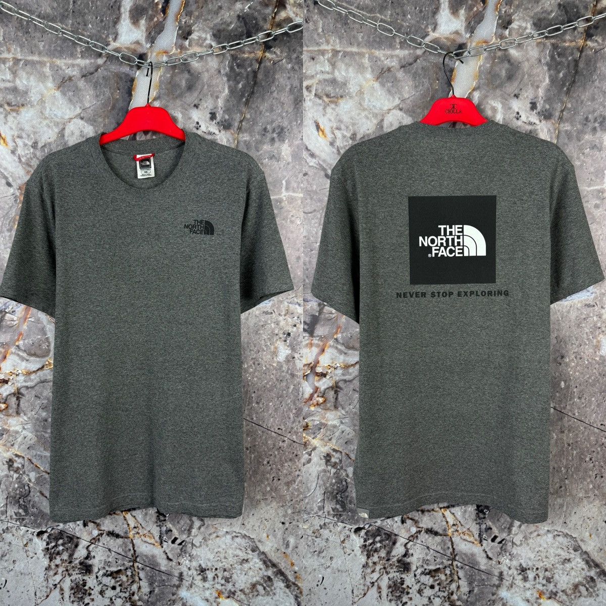 The North Face Men’s The North Face T-Shirt Grey Streetwear Size Medium Size US M / EU 48-50 / 2 - 1 Thumbnail
