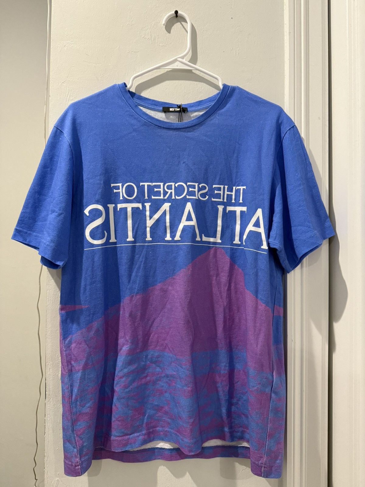 Jaden Smith × Msftsrep × Vintage msftsrep fw/22 alantis club tee Size US M / EU 48-50 / 2 - 1 Thumbnail