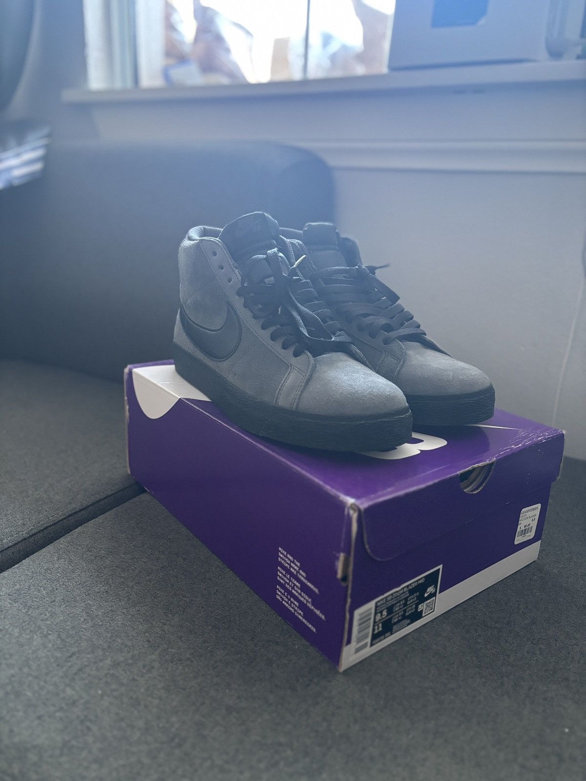Nike Nike Sb zoom blazer mid anthracite/black Size US 9.5 / EU 42-43 - 1 Thumbnail