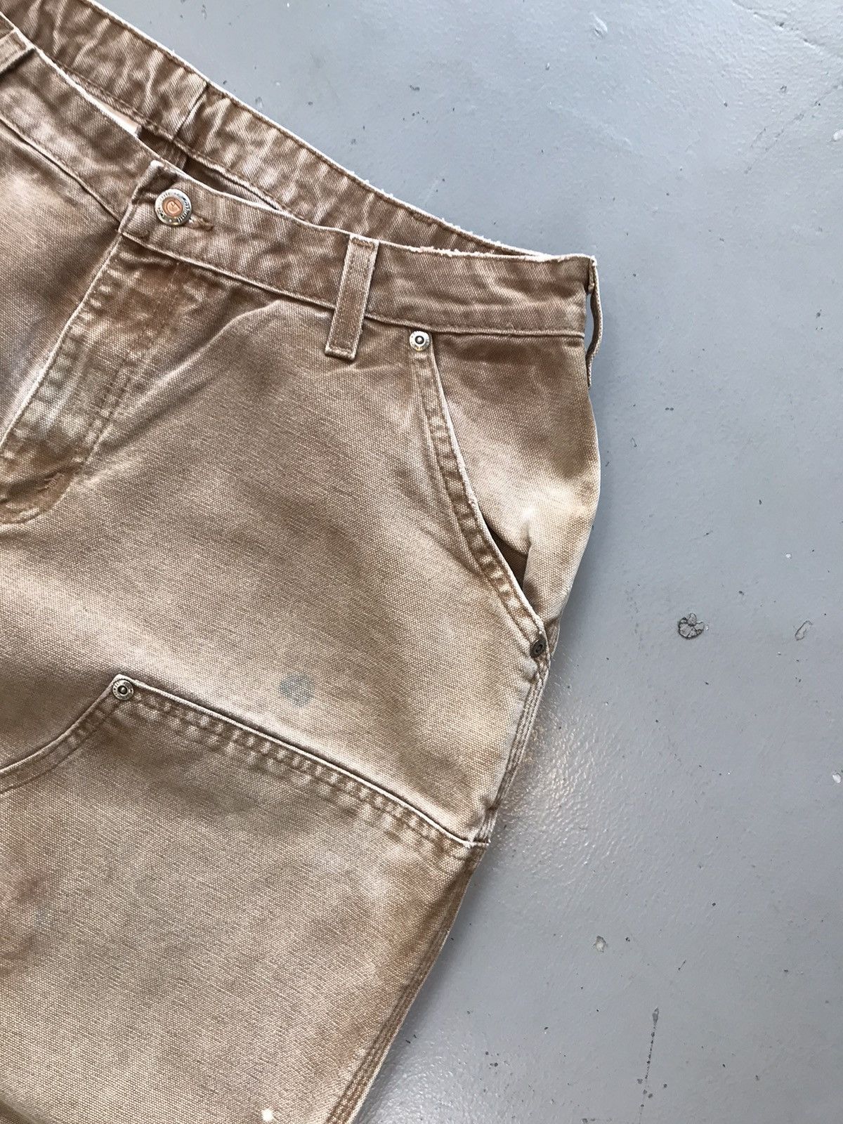 Carhartt × Vintage Vintage Carhartt WB136 BRN double knee denim Size US 32 / EU 48 - 4 Thumbnail