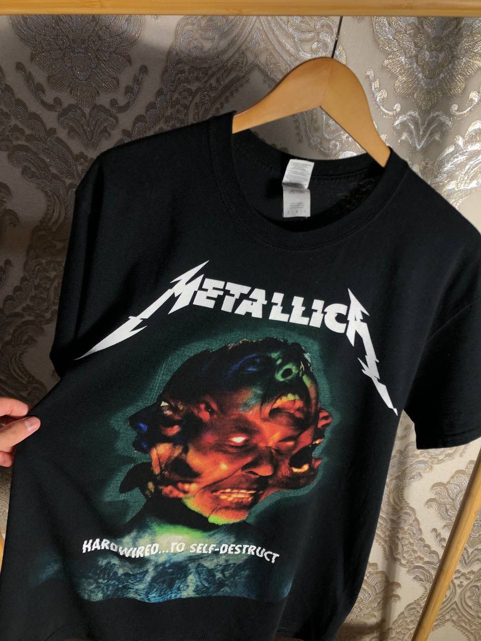 Metallica × Vintage VERY RARR METALLICA DOUBLE PRINTED WORLD TOUR T-SHIRT 90s Size US L / EU 52-54 / 3 - 3 Thumbnail