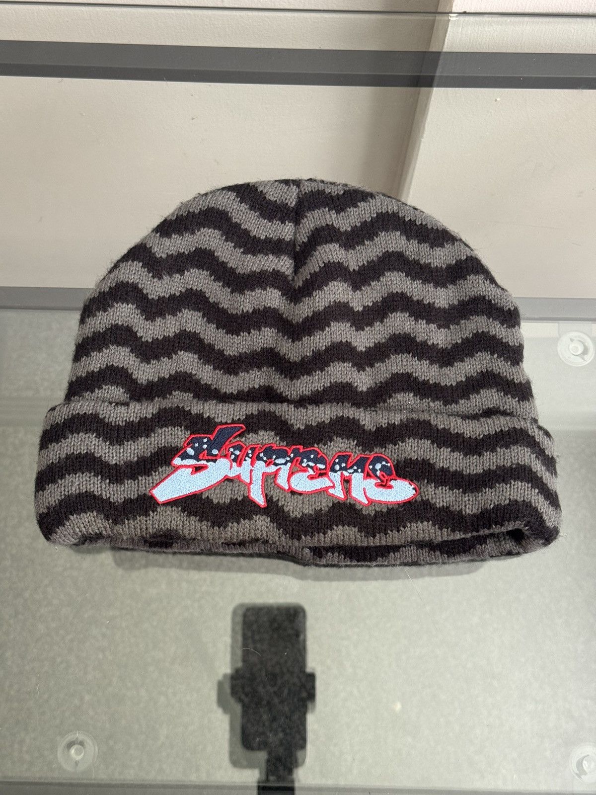 Supreme Supreme Zig Zag Stripe Beanie Size ONE SIZE - 1 Thumbnail