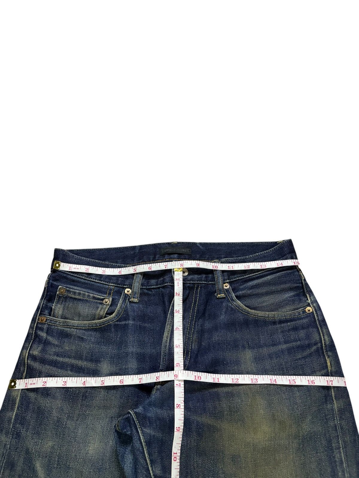 Uniqlo Vintage Uniqlo Mud Wash Distressed Loose Jean Short Jorts Size US 30 / EU 46 - 14 Thumbnail