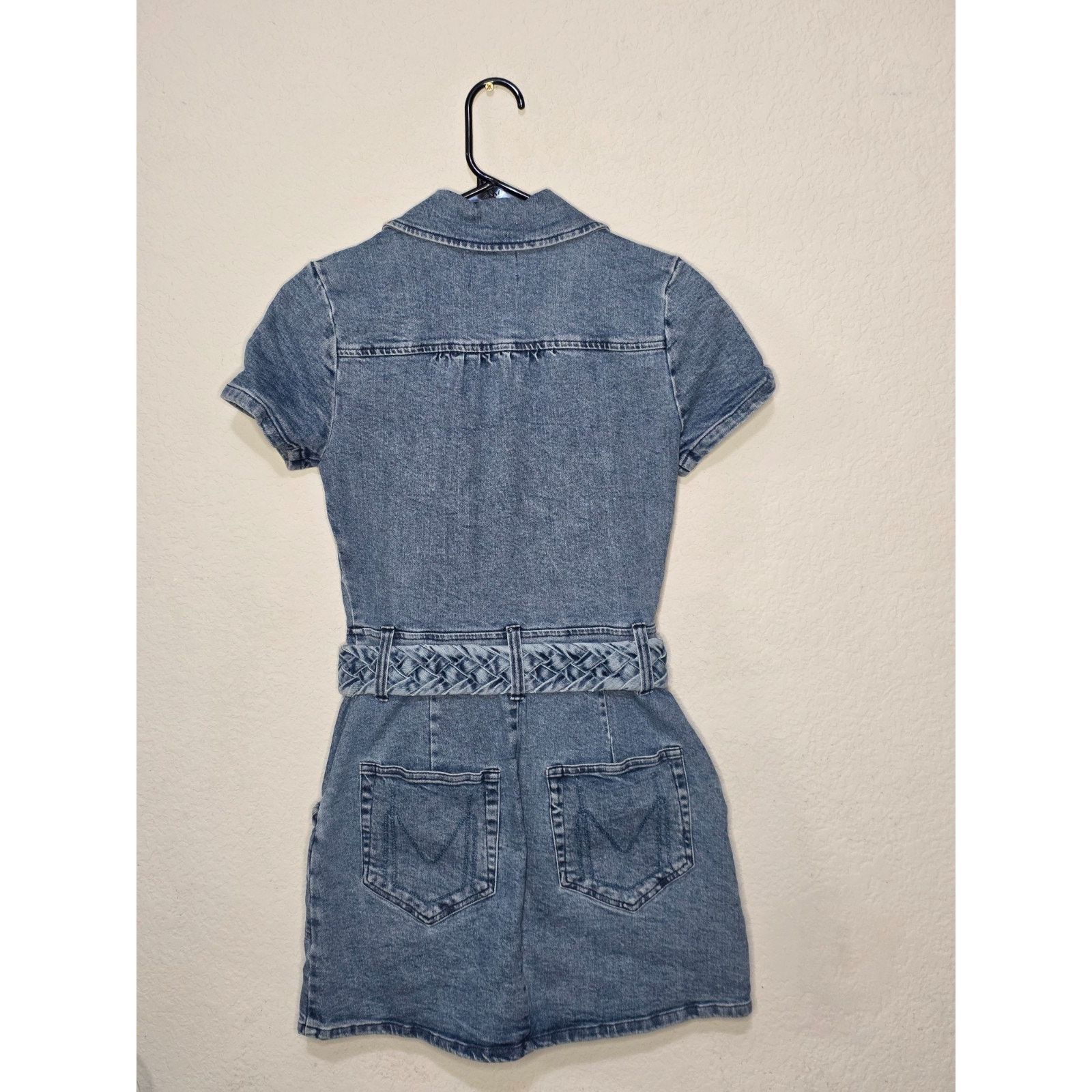 Show Me Your MuMu Show Me Your MuMu Outlaw Denim Mini Dress Zip Western XS Size XS / US 0-2 / IT 36-38 - 2 Thumbnail
