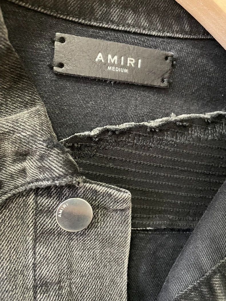 Amiri Amiri MX2 Camo Heavy Wash Denim Jacket Size US M / EU 48-50 / 2 - 7 Thumbnail