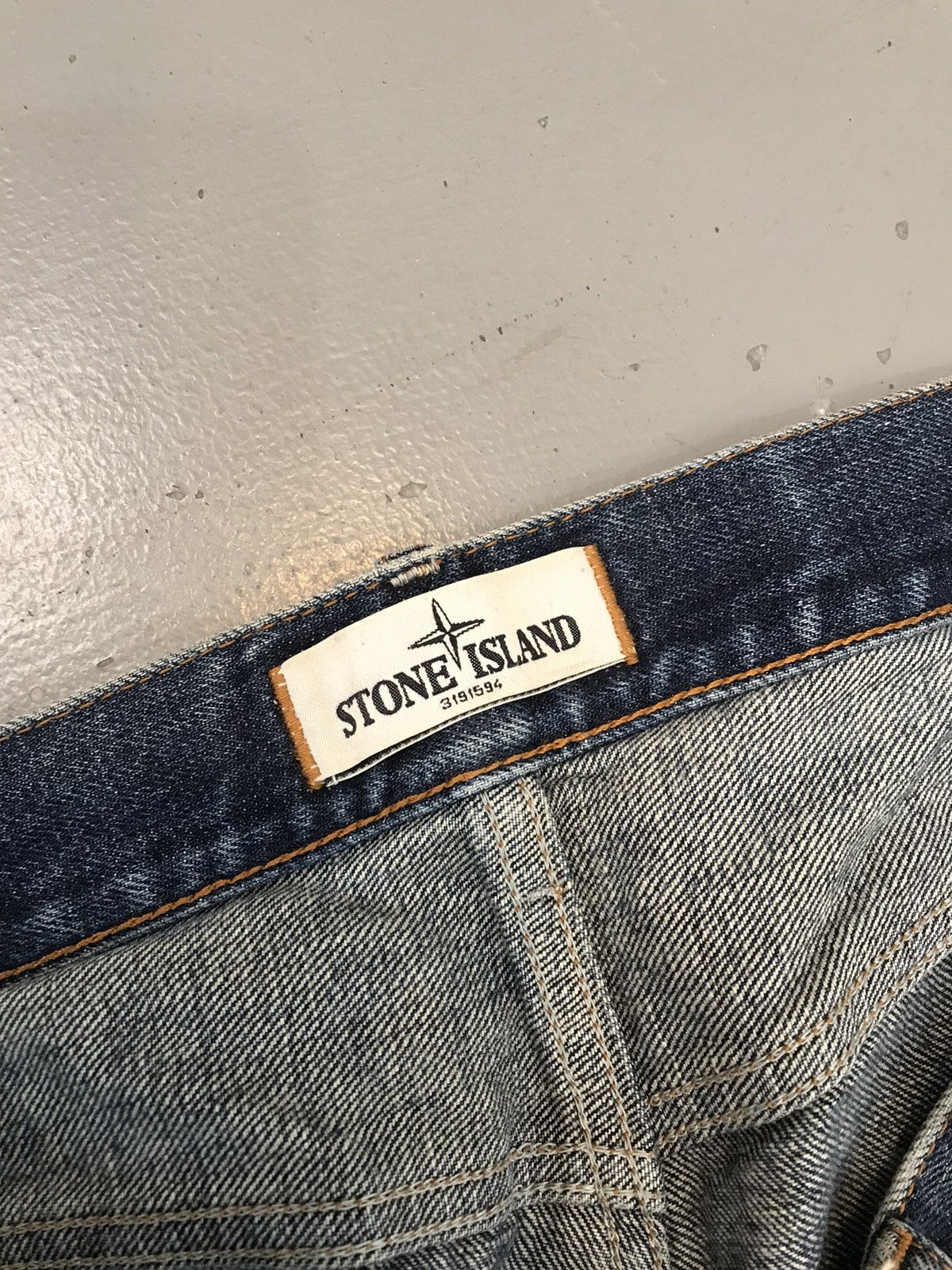 Stone Island × Vintage Vintage stone island distressed straight fit denim Size US 38 / EU 54 - 8 Thumbnail
