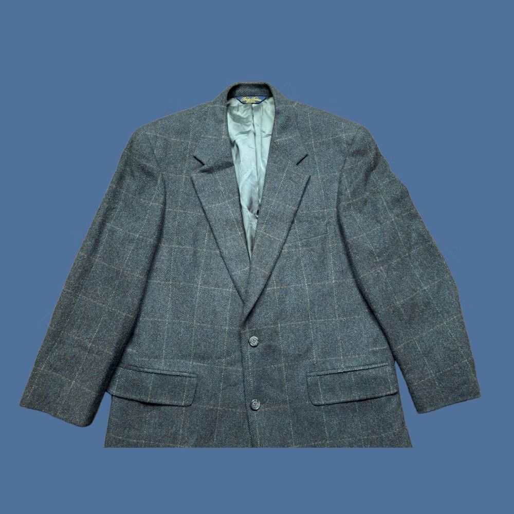 Brooks Brothers VTG Brooks Brothers Sport Coat Mens 41R Herringbone Camel Hair USA Made Blazer - Vintage Size 42R - 1 Thumbnail