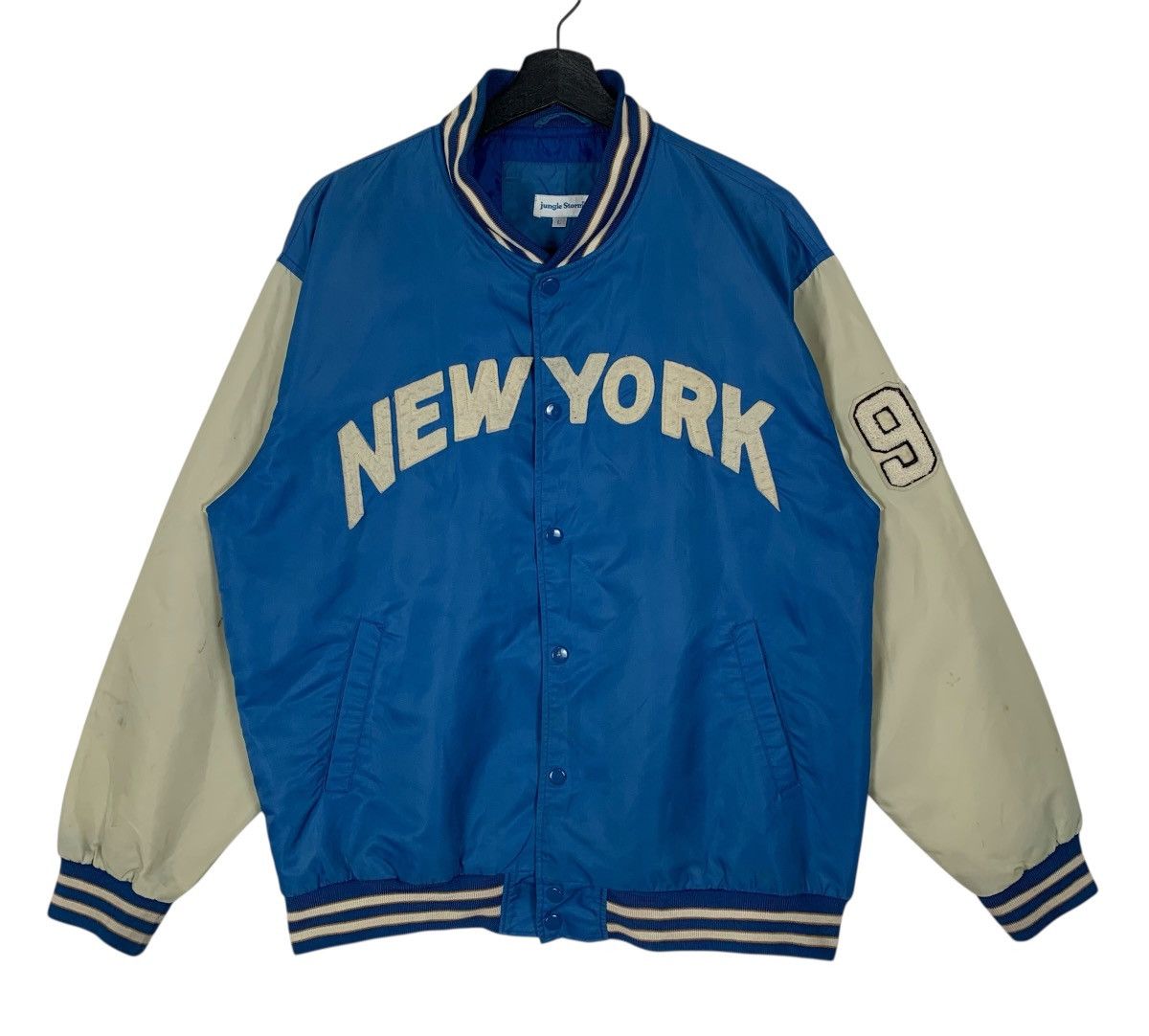 Japanese Brand Jungle Storm JapaneseBrand StreetWear Varsity Light Jacket Size US L / EU 52-54 / 3 - 1 Thumbnail