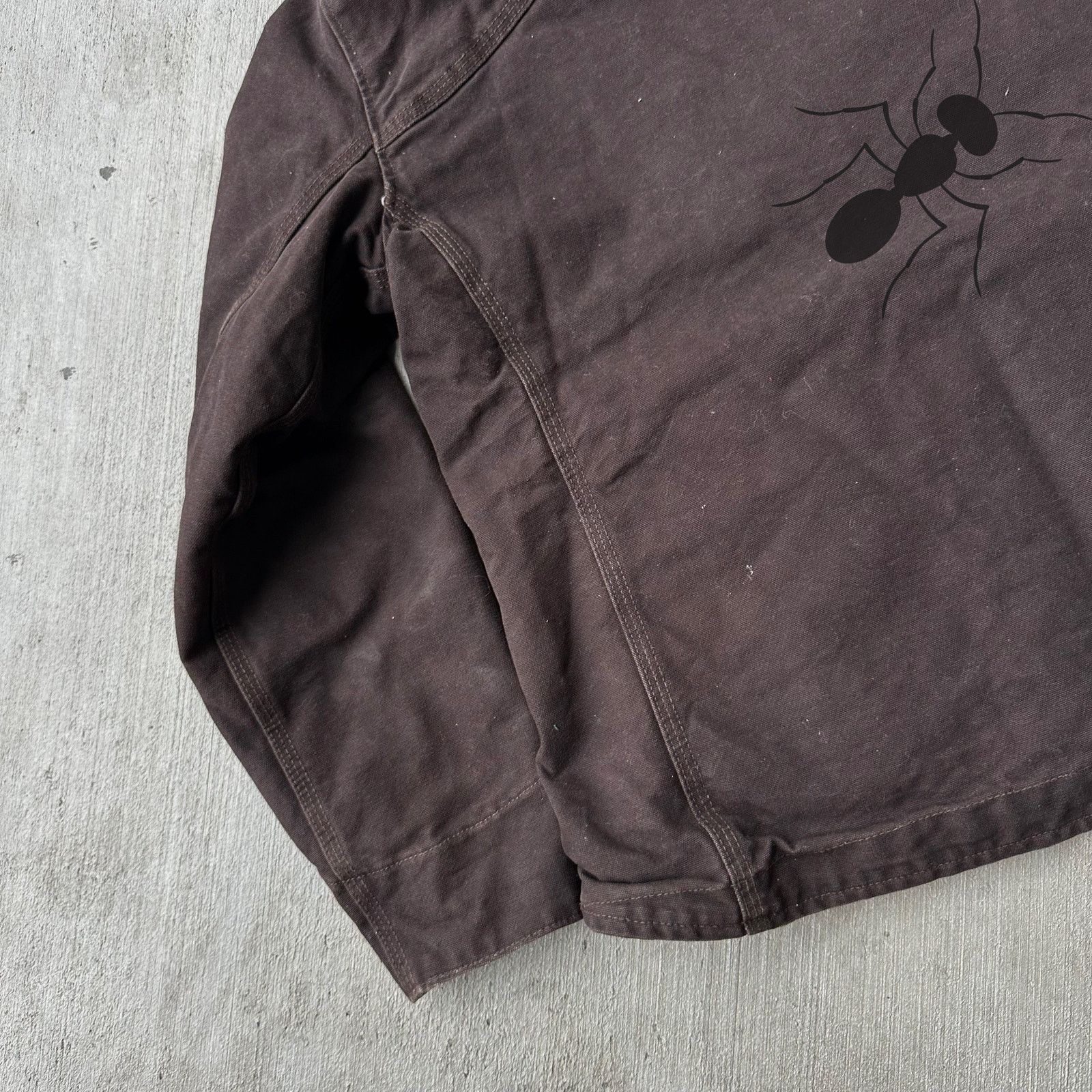 Carhartt × Vintage Carhartt DKB brown Sherpa hooded work wear jacket Size US S / EU 44-46 / 1 - 7 Thumbnail
