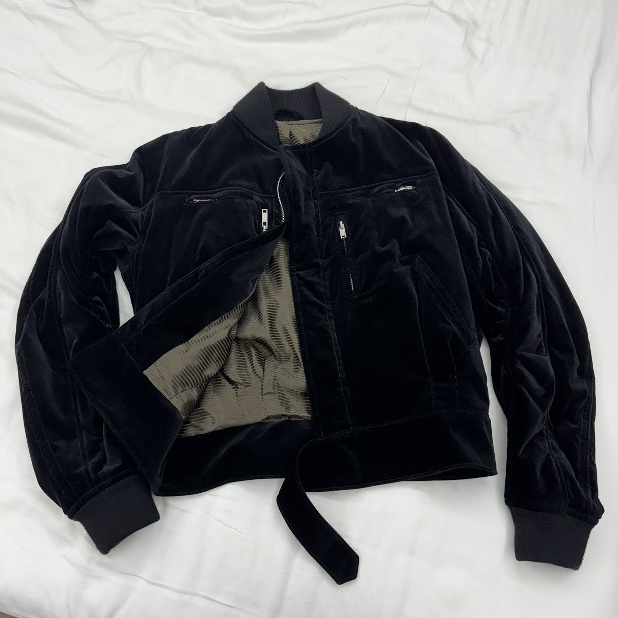 Haider Ackermann Haider Ackermann Black Velvet Bomber Jacket Size US M / EU 48-50 / 2 - 9 Thumbnail
