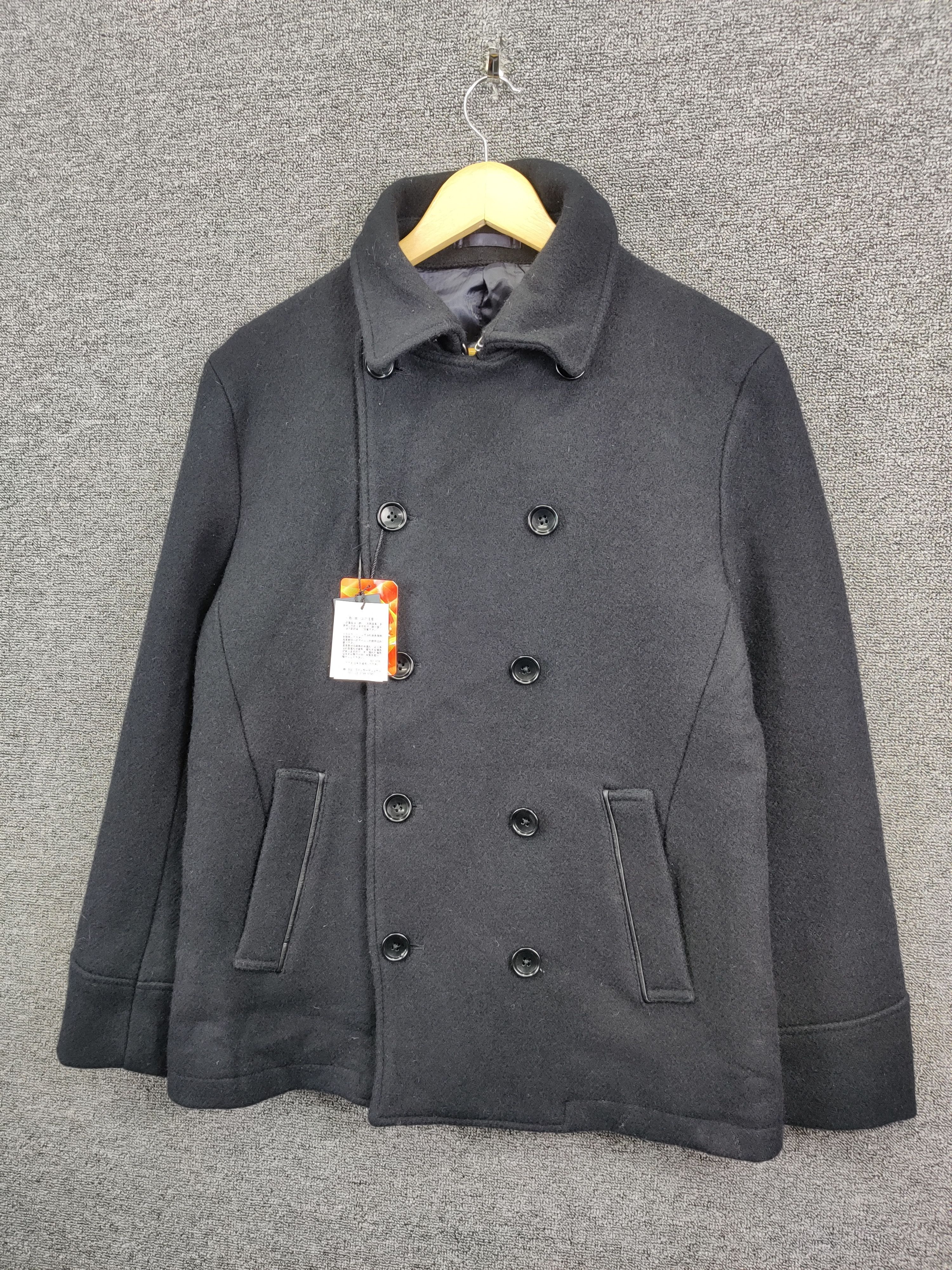 Tornado Mart Vintage Zero By Tornado Mart Wool Double Breasted Coat Size US M / EU 48-50 / 2 - 2 Thumbnail