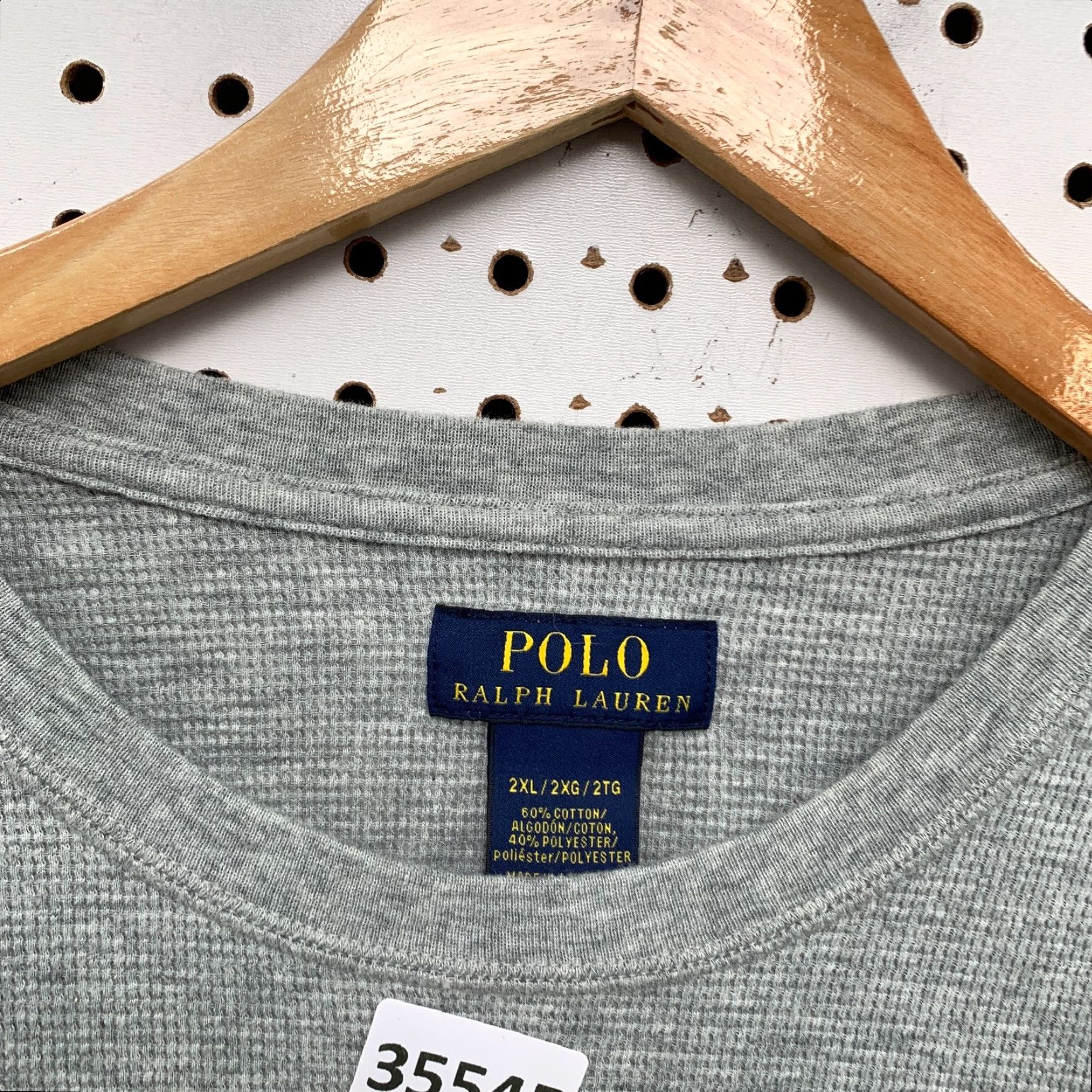 Polo Ralph Lauren Polo Ralph Lauren Thermal Shirt Mens 2XL Gray Long Sleeve Casual Shirt 2XL Mens Gray Thermal Polo Ralph Lauren Size US XXL / EU 58 / 5 - 6 Thumbnail