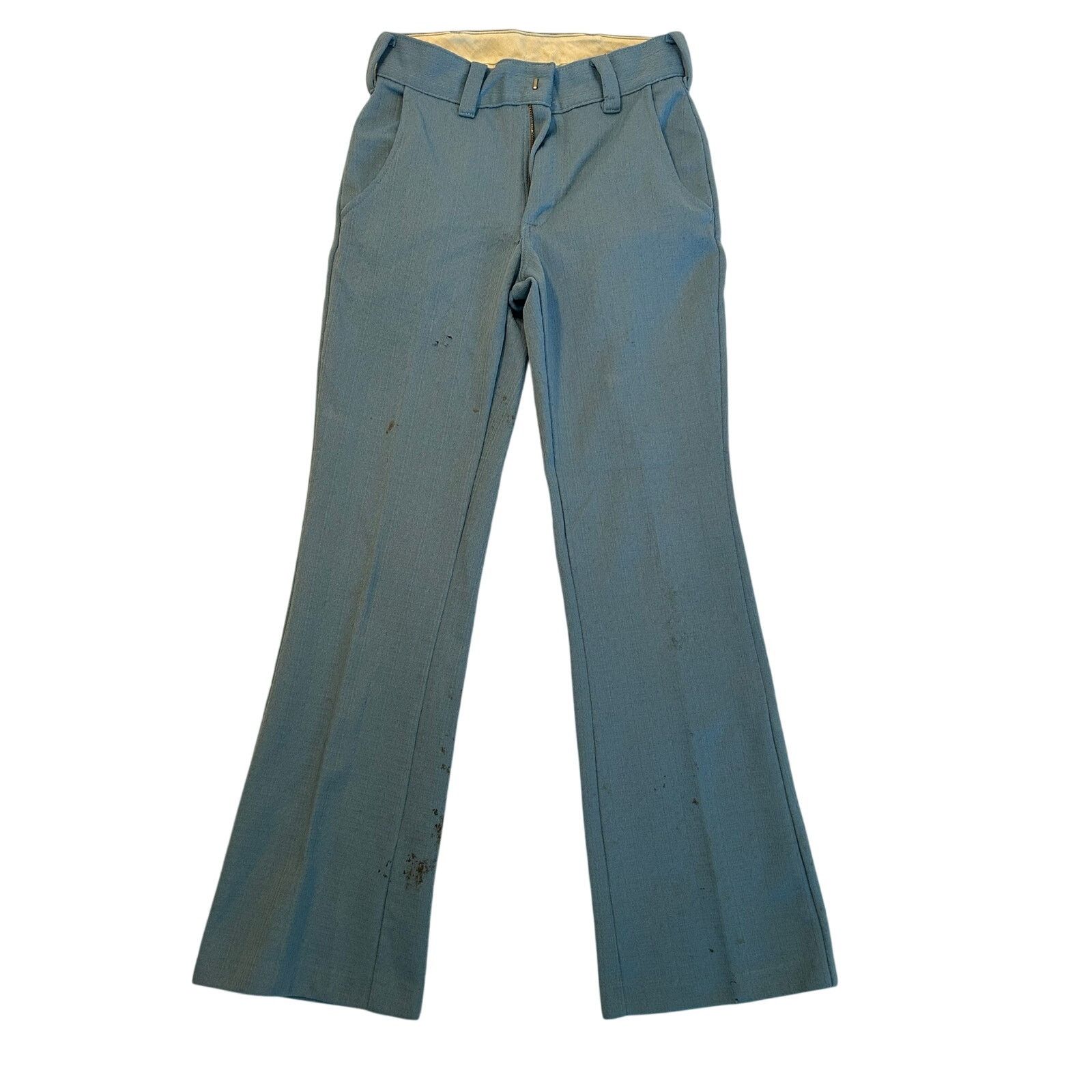 Other Custom Vintage Sky Blue Trousers - Retro, Women's Size 00 Size 24" / US 00 / IT 34 - 1 Thumbnail