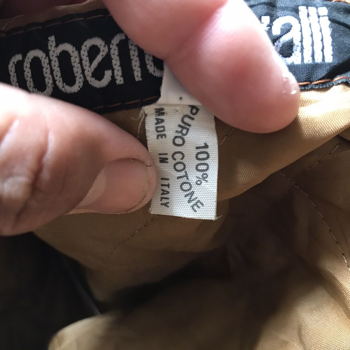 Infinite Archives RARE VINTAGE ROBERTO CAVALLI SILK GOLD OVERPRINT JACKET Size US L / EU 52-54 / 3 - 15 Thumbnail