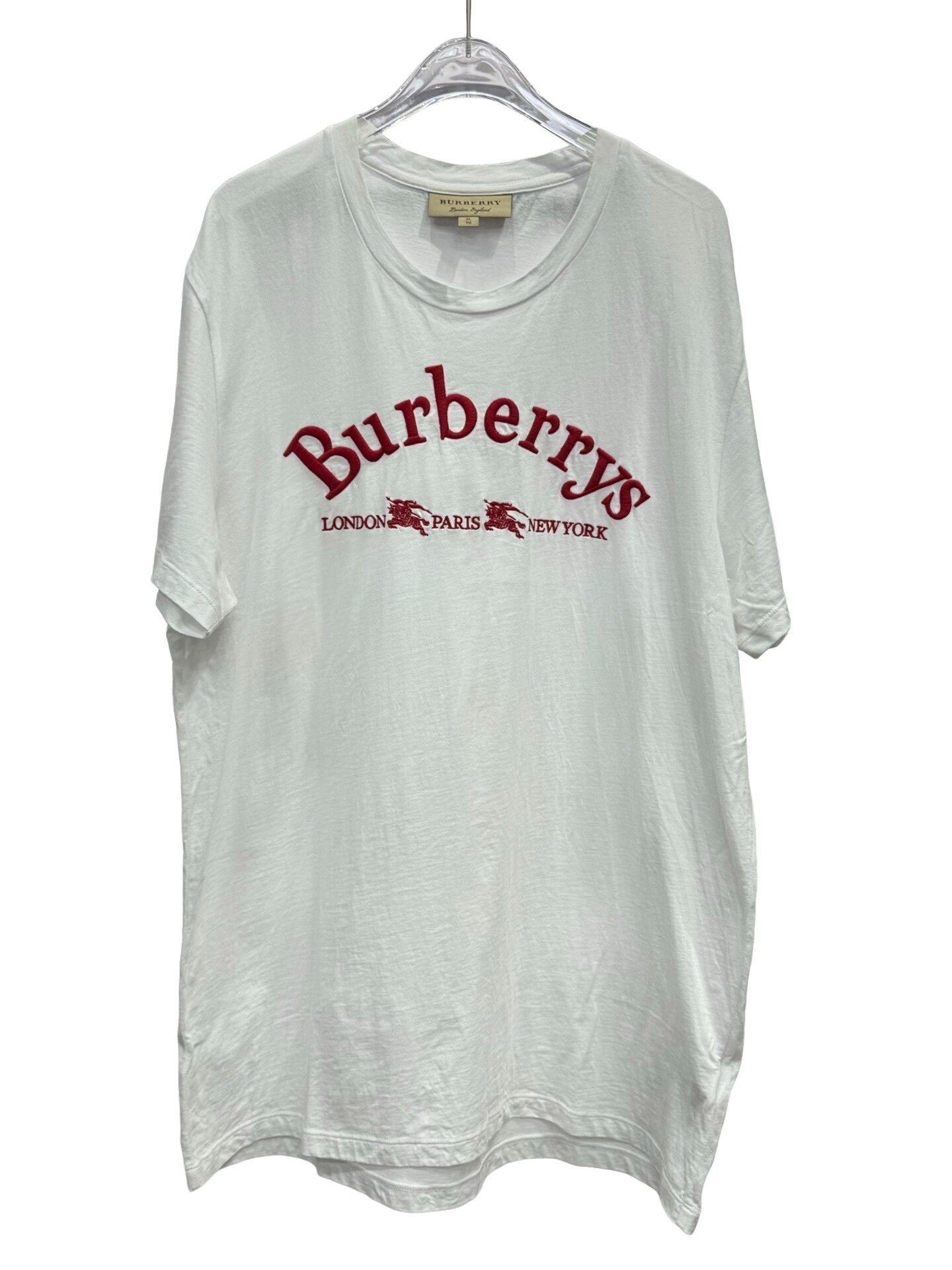 Burberry Burberry Logo Embroidery T-Shirt Size XL Size US XL / EU 56 / 4 - 1 Thumbnail