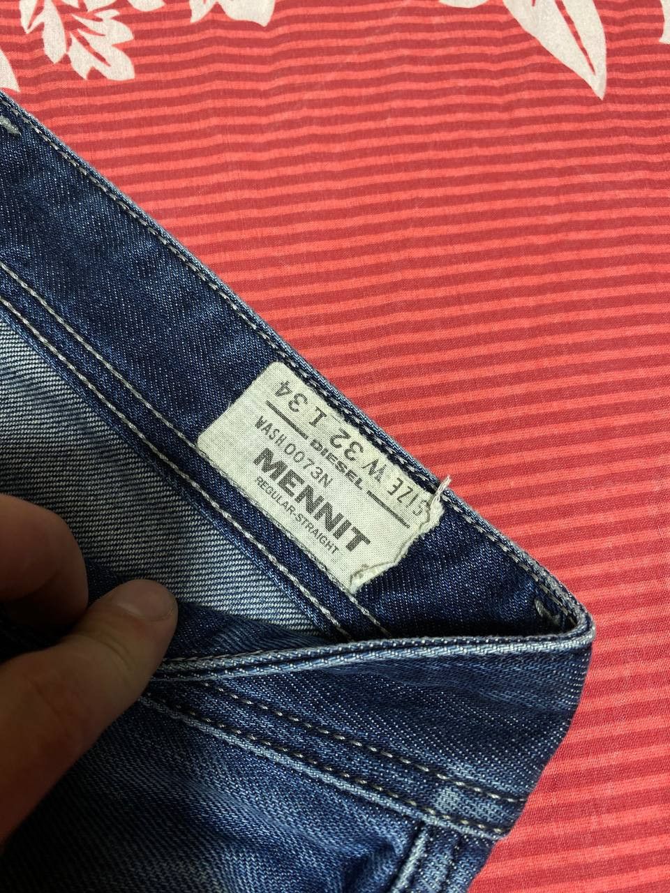 Diesel × Vintage Vintage Diesel MENNIT REGULAR STRAIGHT Denim Jeans Size US 32 / EU 48 - 18 Thumbnail