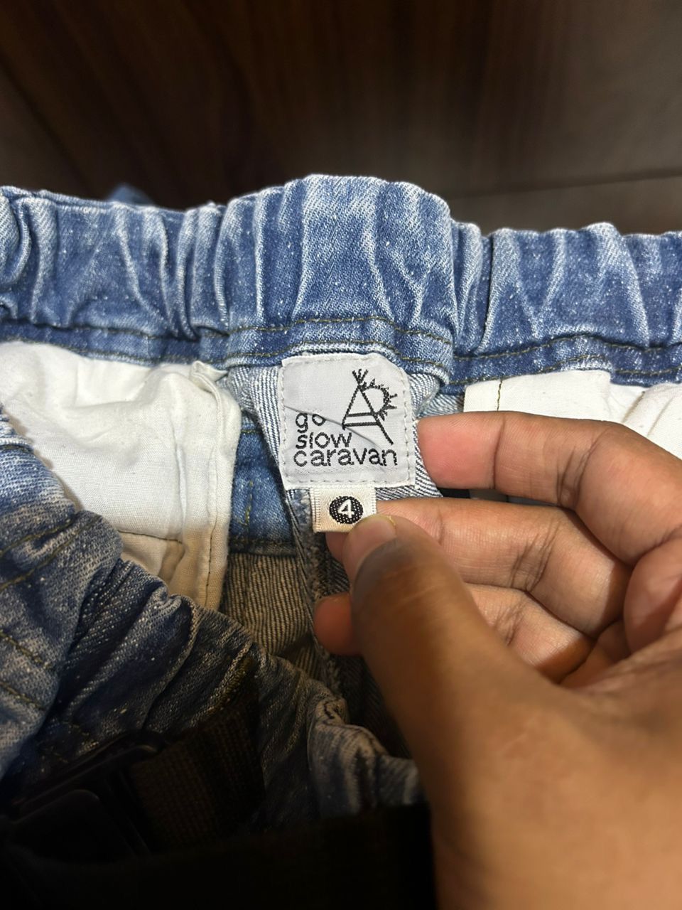 go slow caravan Go Slow Caravan vintage jeans rare design Size US 30 / EU 46 - 3 Thumbnail
