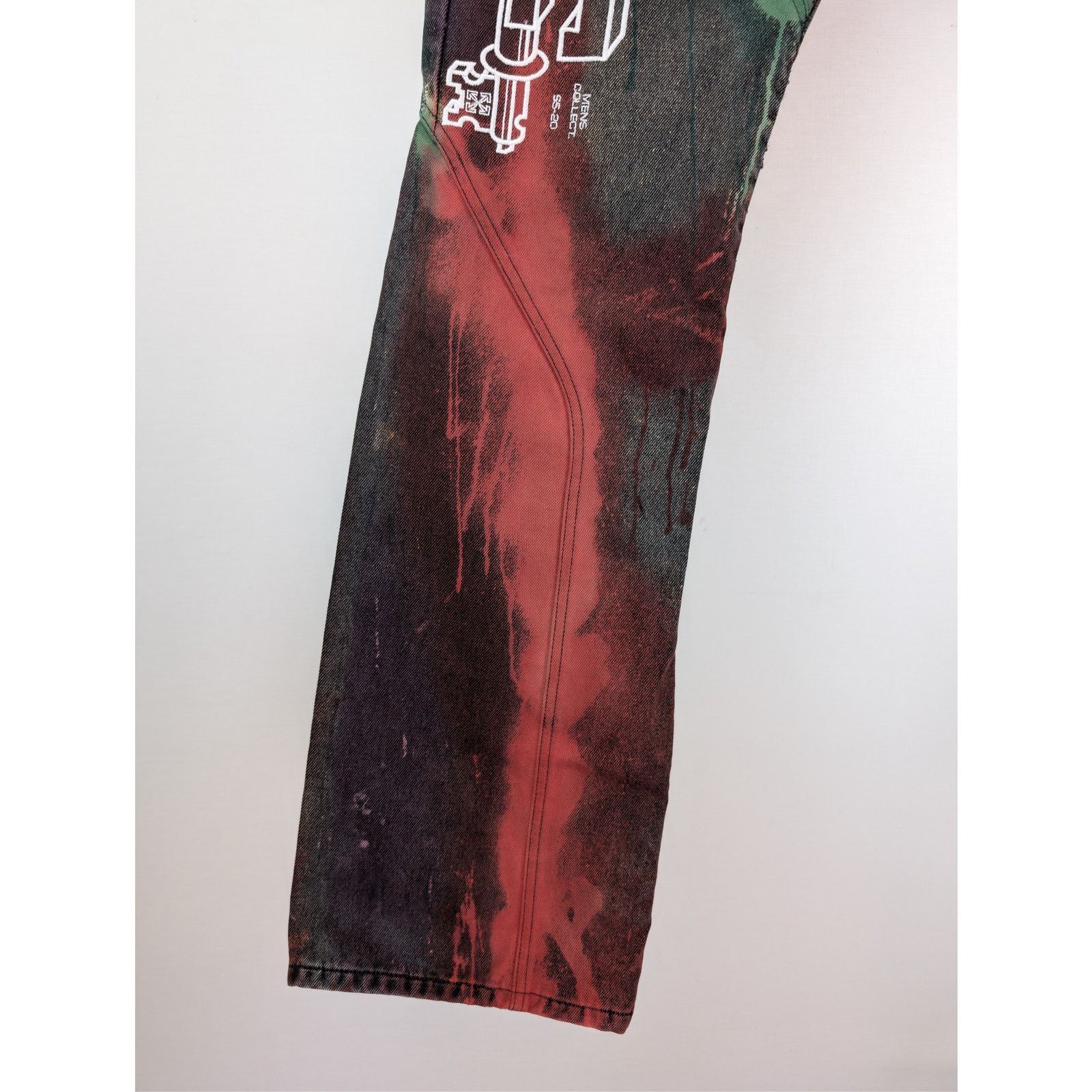 Off-White o1rshd1 Flared Jean in Multicolor Size US 32 / EU 48 - 9 Thumbnail