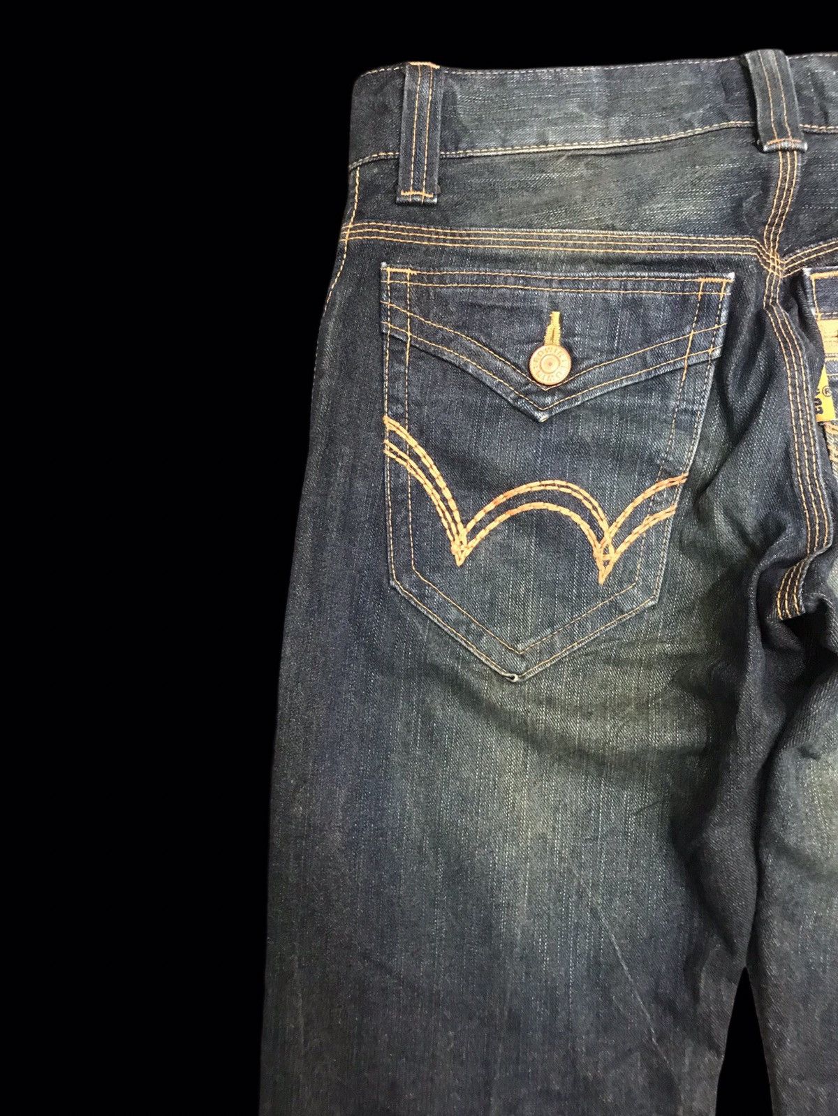 💥ARCHIVAL💥EDWIN RUSTY WASH INSANE FADES STYLE DENIM F380