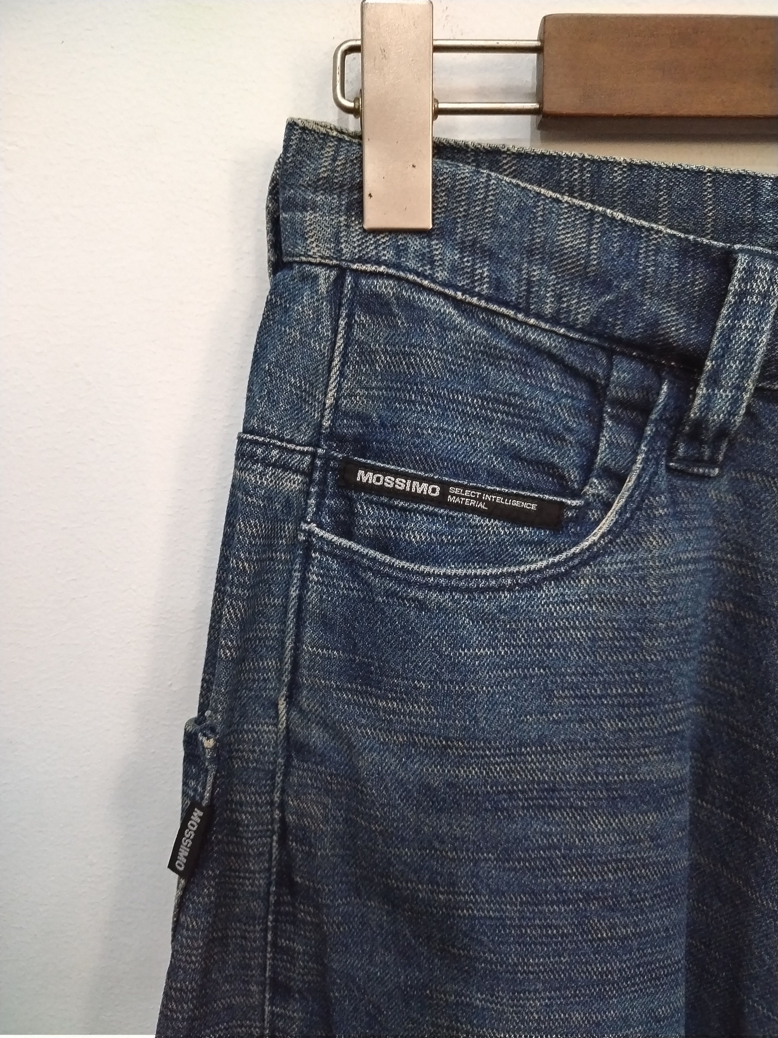 Mossimo Baggy vtg Mossimo Sport Jeans nice design straight cut loose Size 27" / US 4 / IT 40 - 3 Thumbnail