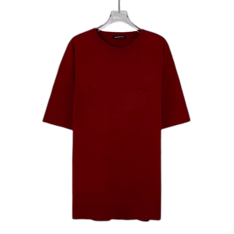 Balenciaga Balenciaga Red Printed Cotton Short Sleeve TShirt-2505 Size US L / EU 52-54 / 3 - 1 Thumbnail